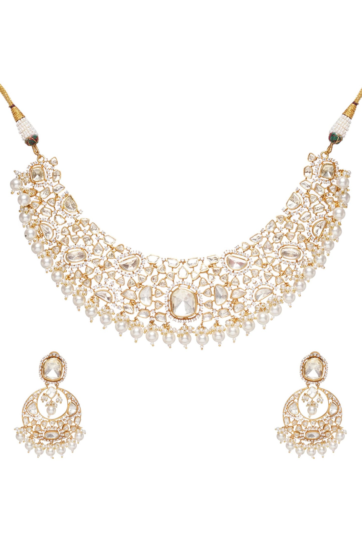 Yadavi Moissanite Necklace Set 
