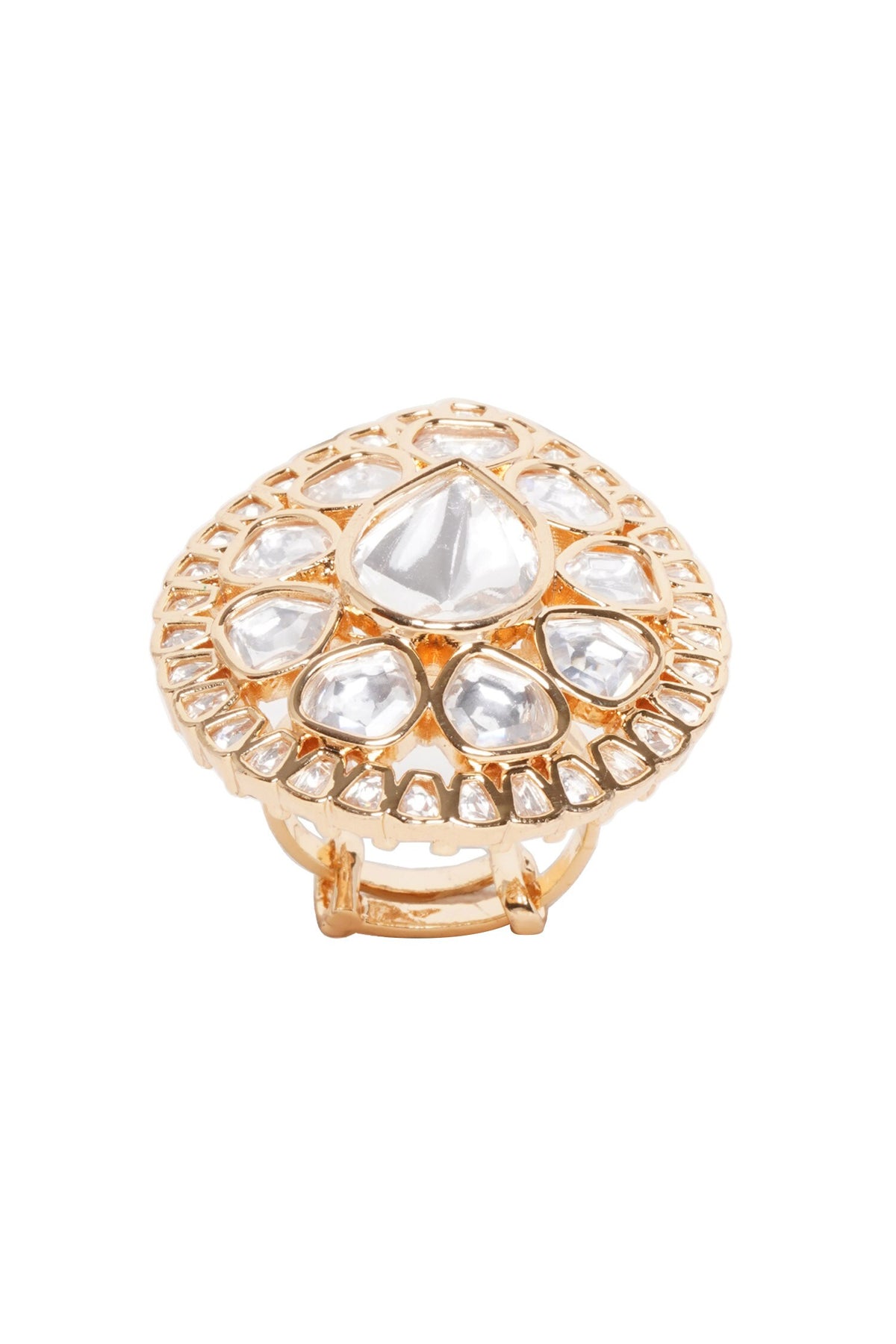 Sinhayana Kundan Ring 