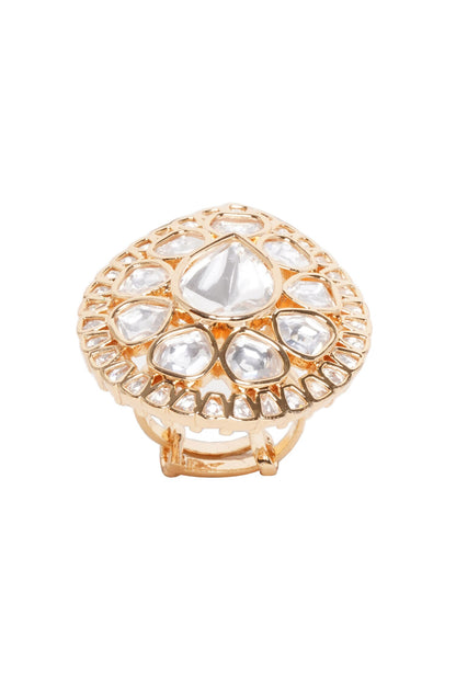 Sinhayana Kundan Ring 
