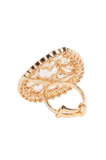Sinhayana Kundan Ring 