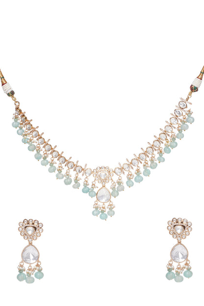 Menka Embellished Choker Necklace Set 
