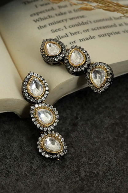 Cubic Zirconia Studded Danglers 