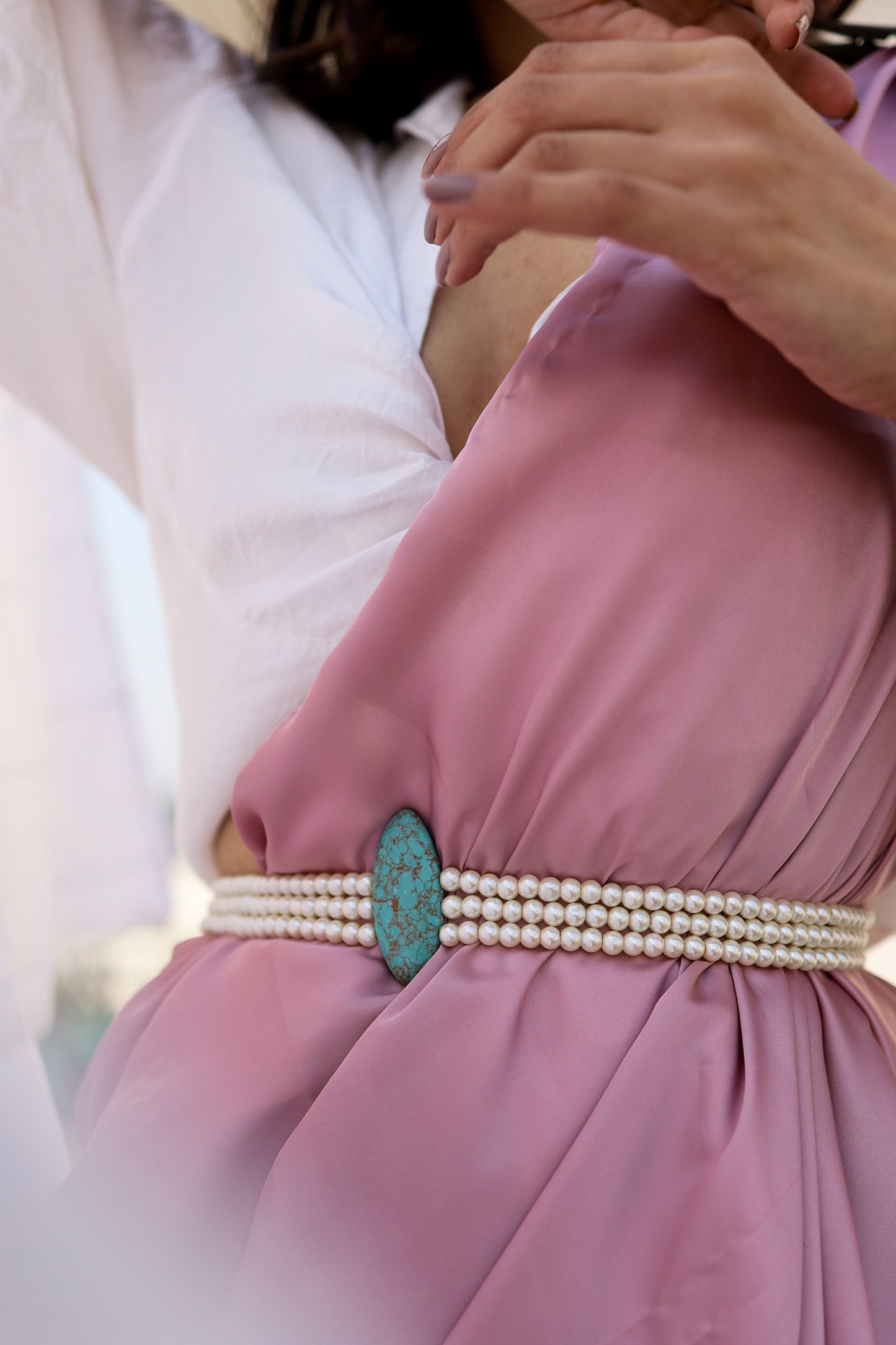Pearl Embellished Kamarbandh 