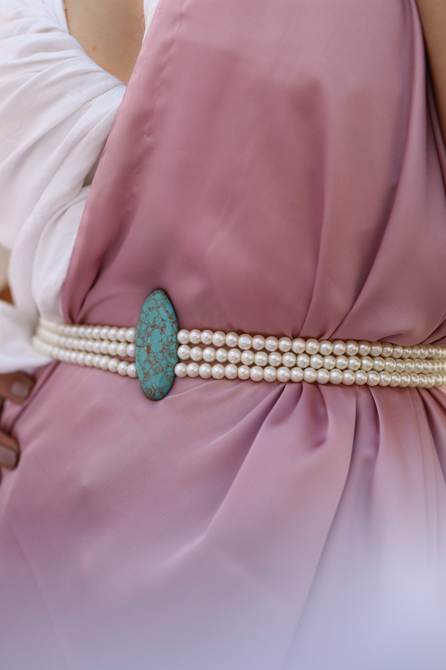 Pearl Embellished Kamarbandh 