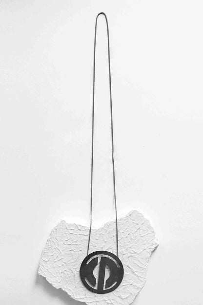 Ersoaldi Brass Pendant Statement Necklace 