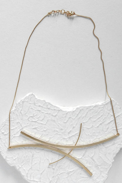 Ahei Abstract Carved Necklace 