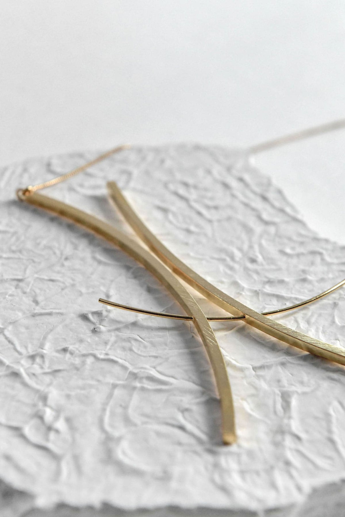 Ahei Abstract Carved Necklace 