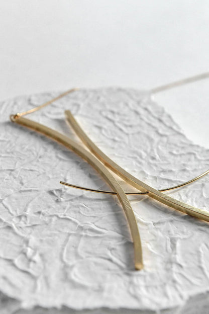 Ahei Abstract Carved Necklace 