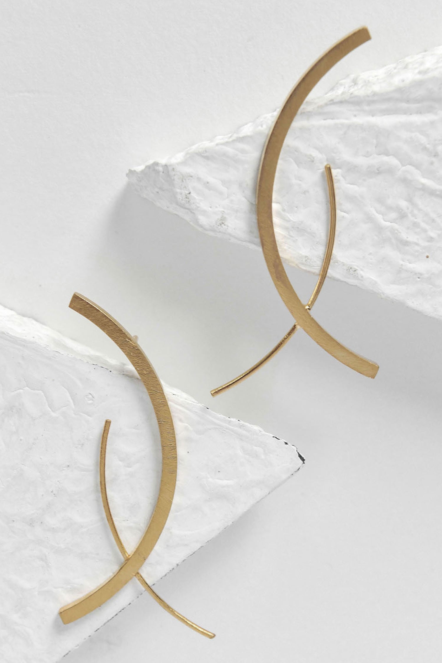 Koi Abstract Shaped Earrings 