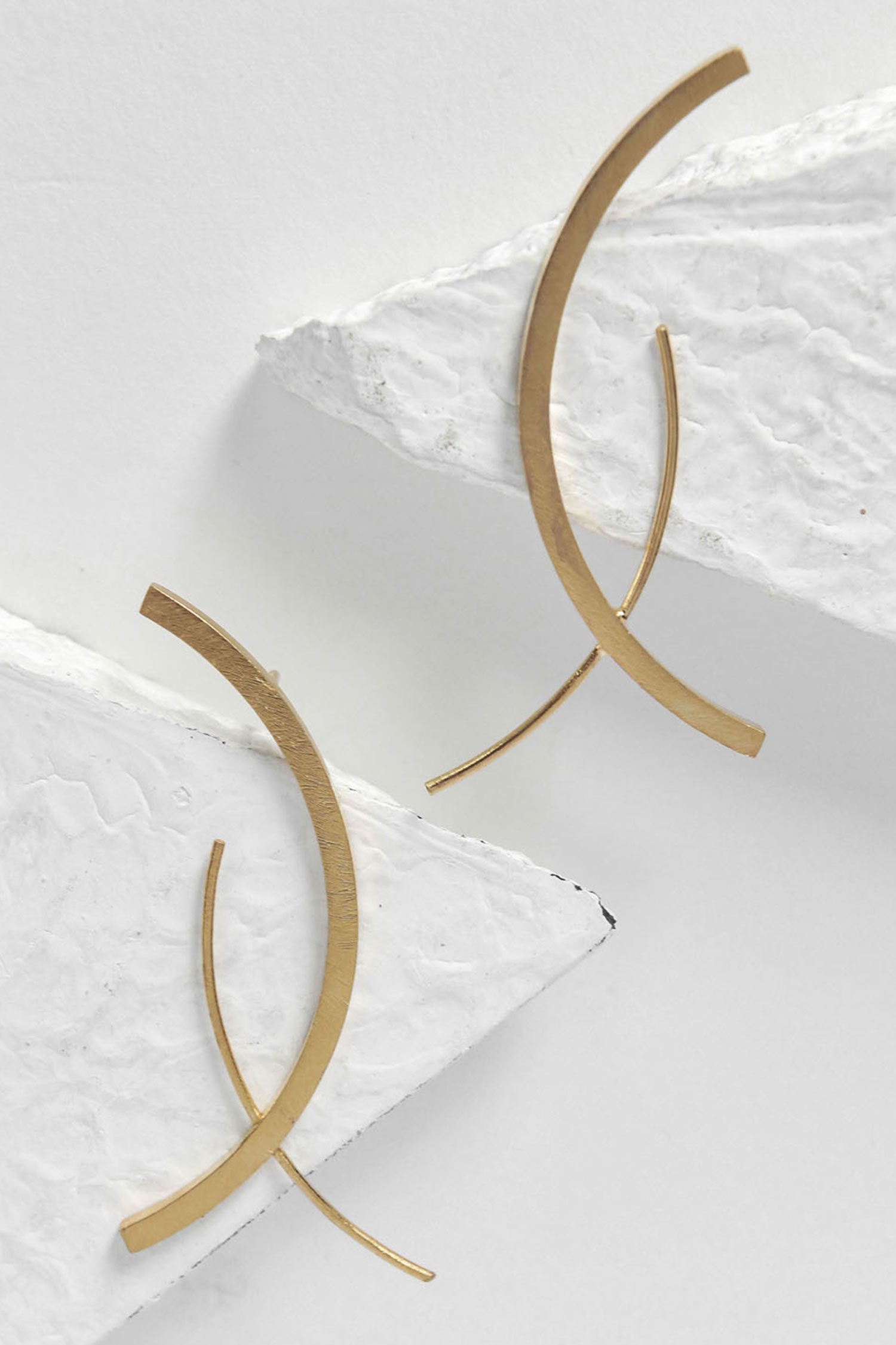 Koi Abstract Shaped Earrings 