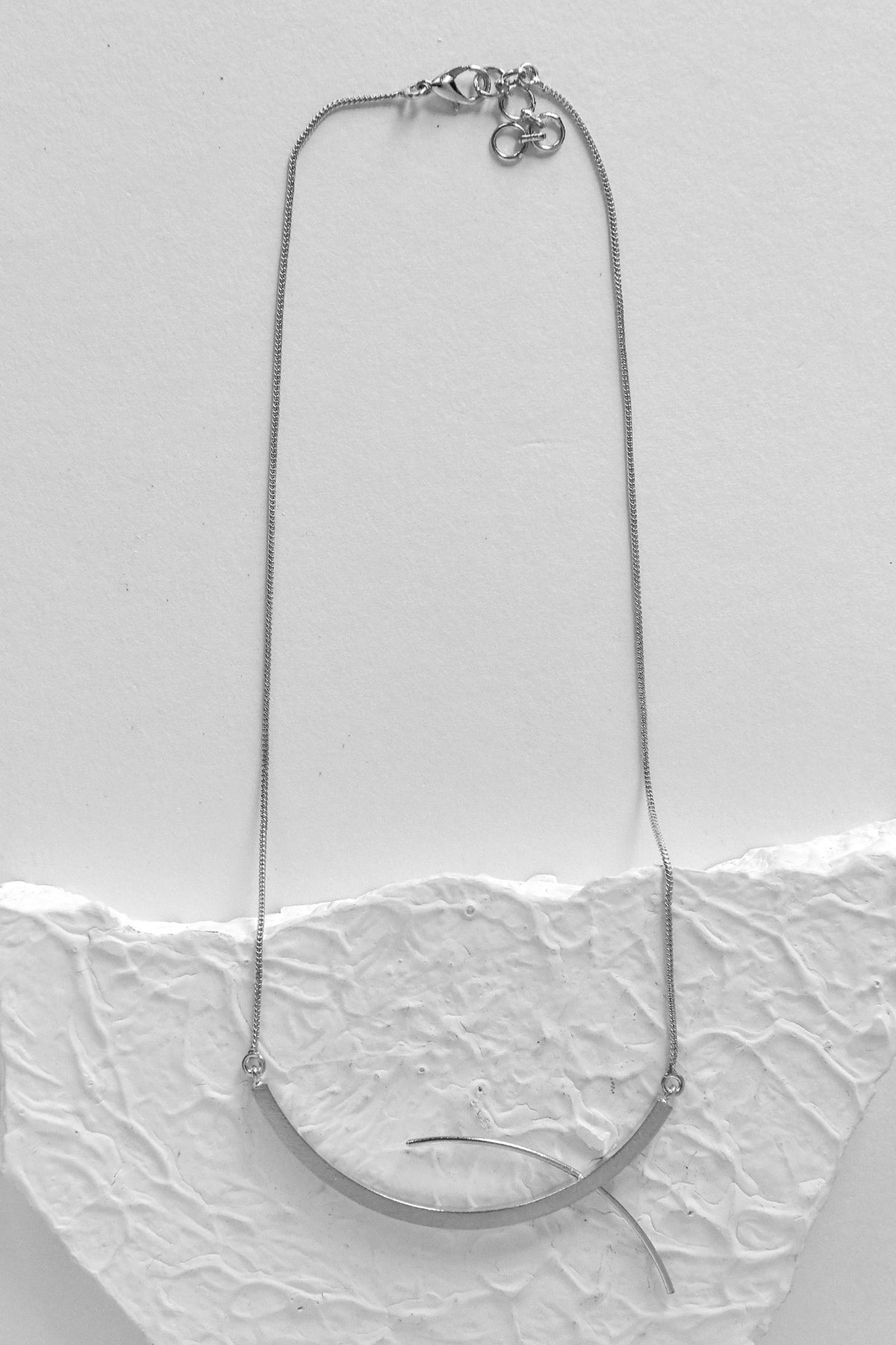 Koi Crescent Abstract Pendant 