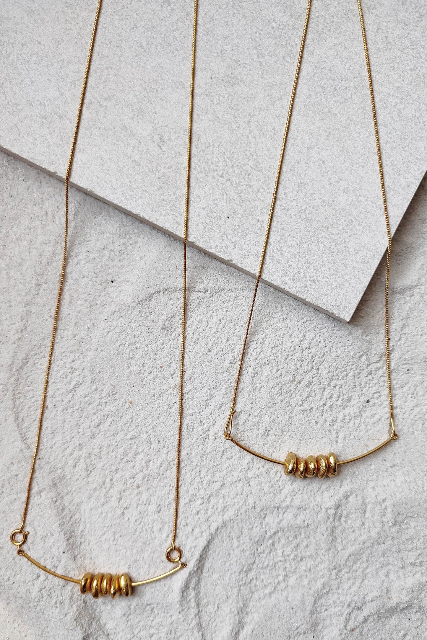 Roma Abstract Stone Pendant Necklace 
