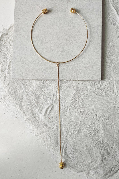 Luna Abstract Charm Necklace 