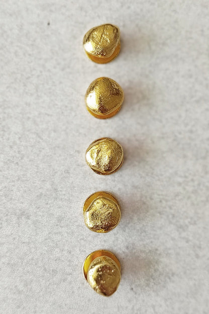 Iris Circular Shaped Buttons - Set of 5 