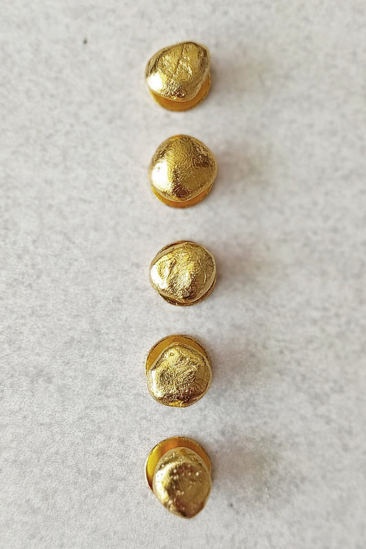 Iris Circular Shaped Buttons - Set of 5 