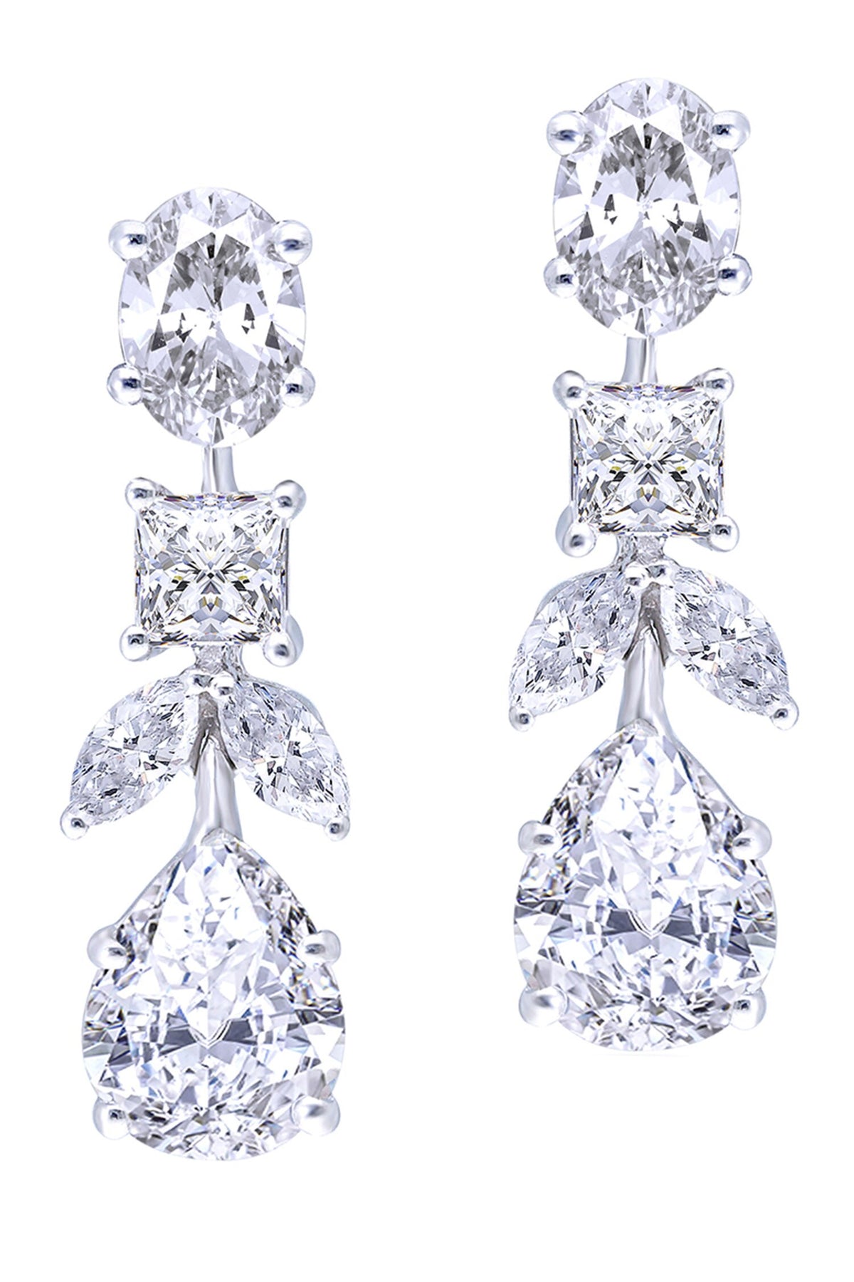 Swarovski Zirconia Embellished Earrings 
