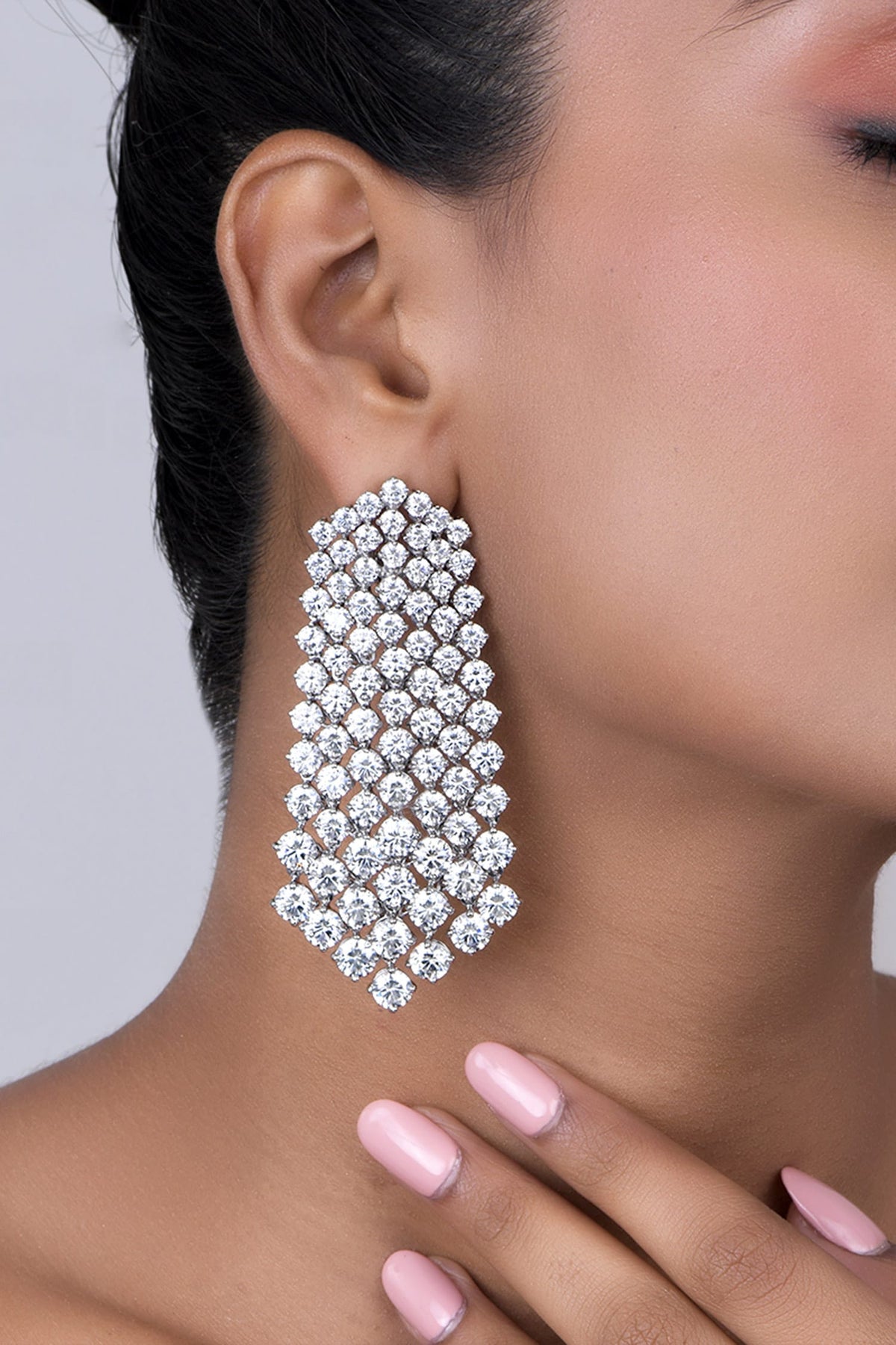 Swarovski Zirconia Chandelier Earrings 