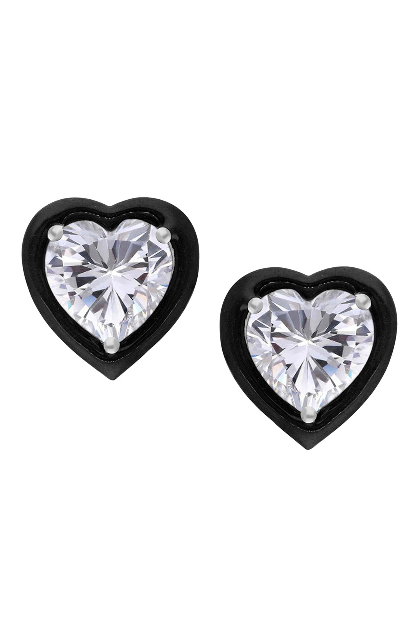 Heart Shaped Stud Earrings 