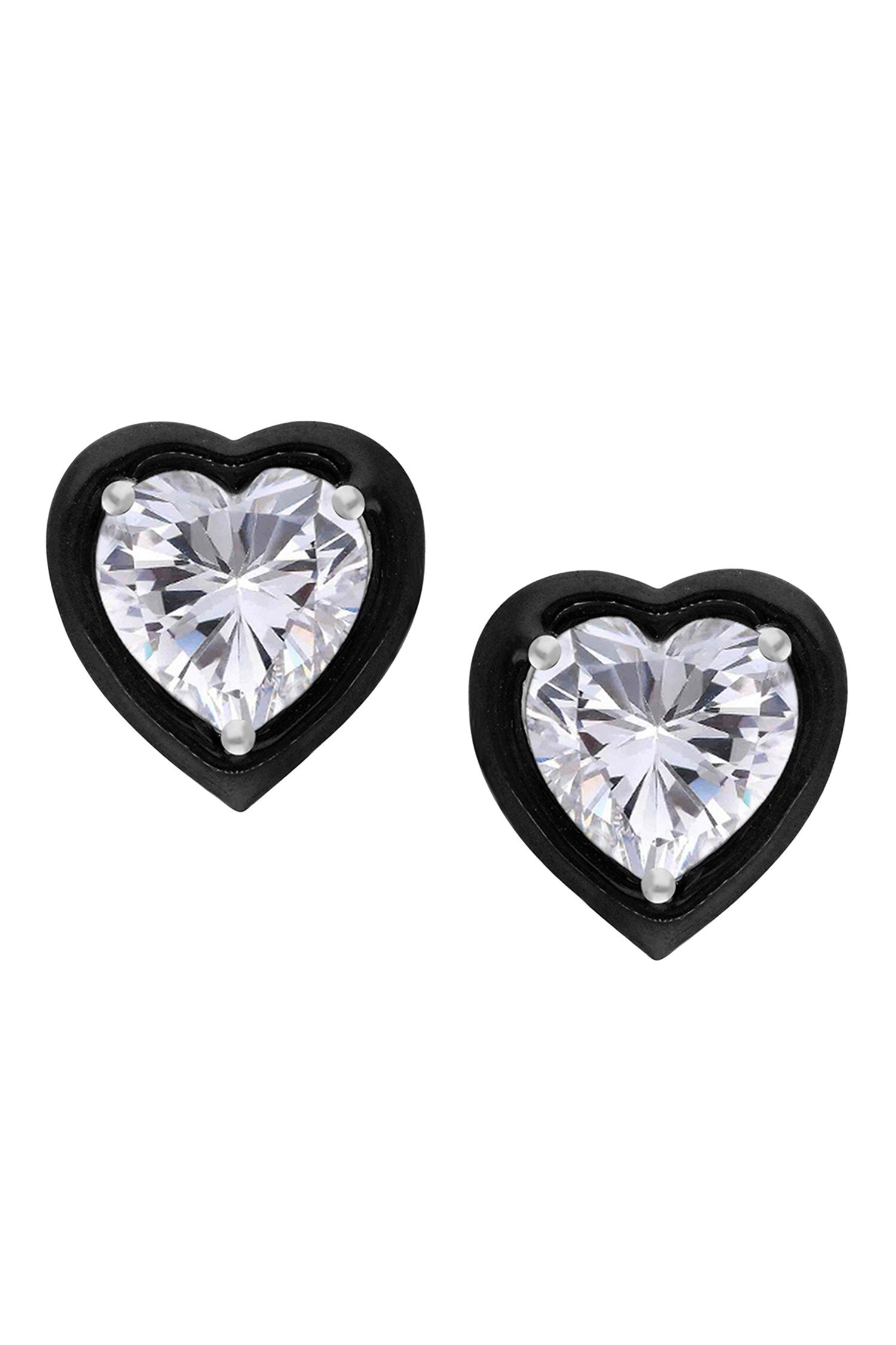 Heart Shaped Stud Earrings 