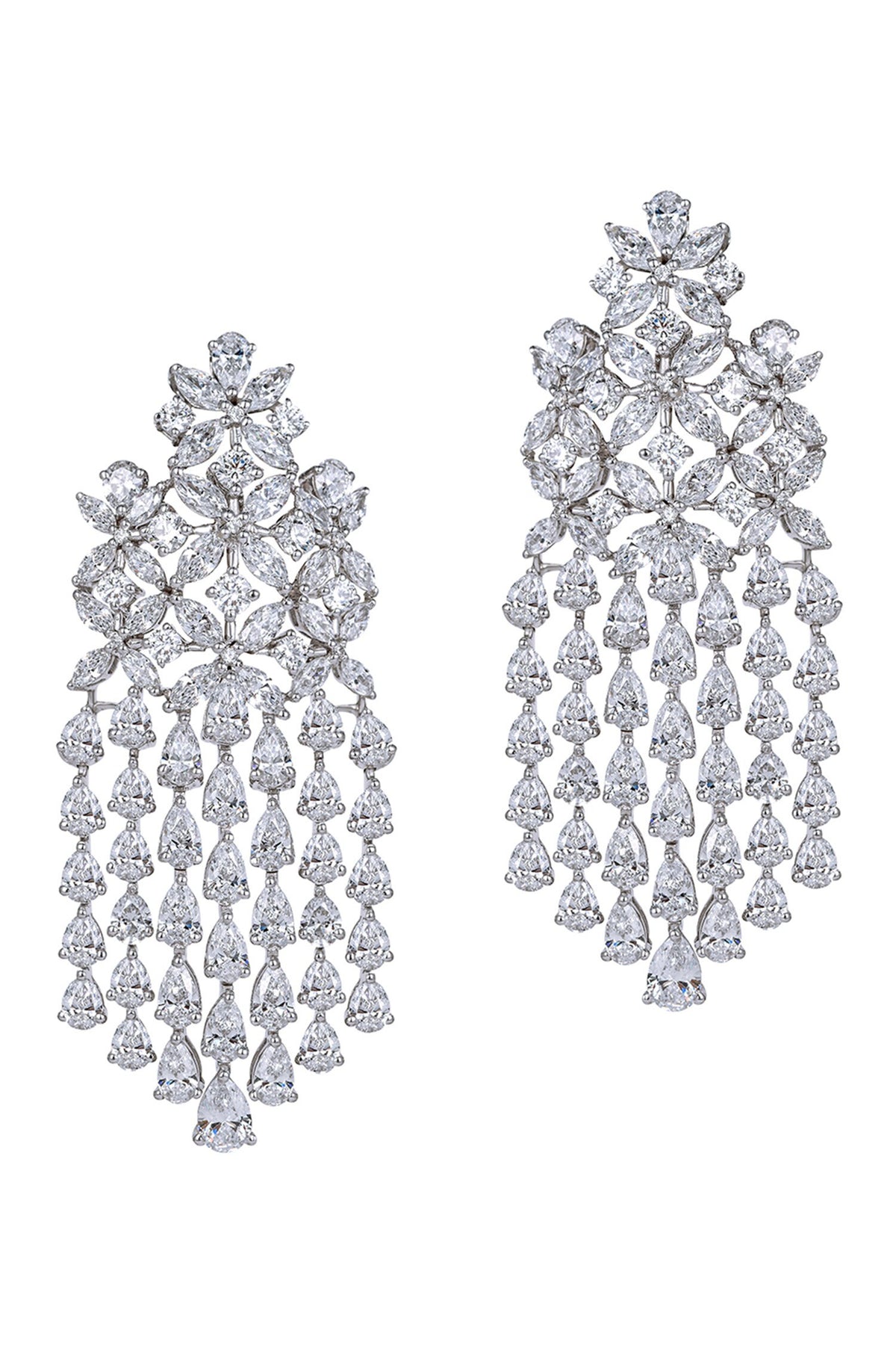 Swarovski Zirconia Designer Dangling Earrings 