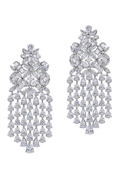 Swarovski Zirconia Designer Dangling Earrings 