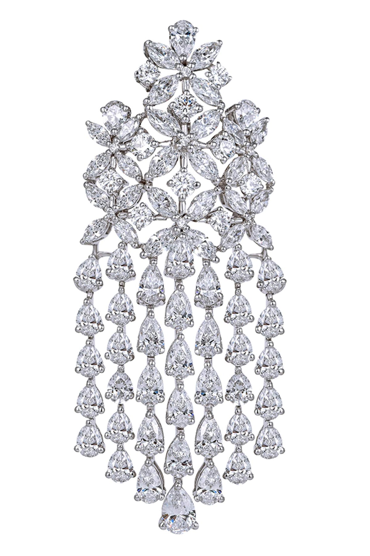 Swarovski Zirconia Designer Dangling Earrings 