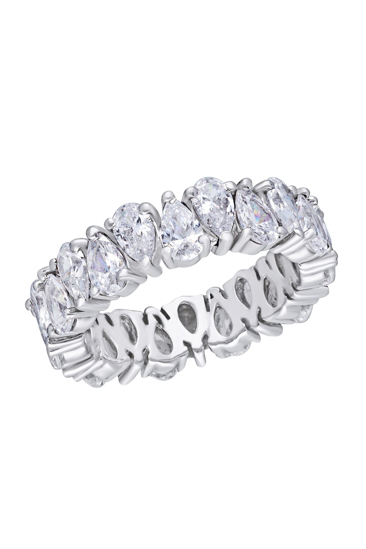 Pear Shaped Swarovski Zirconia Embellished Ring 