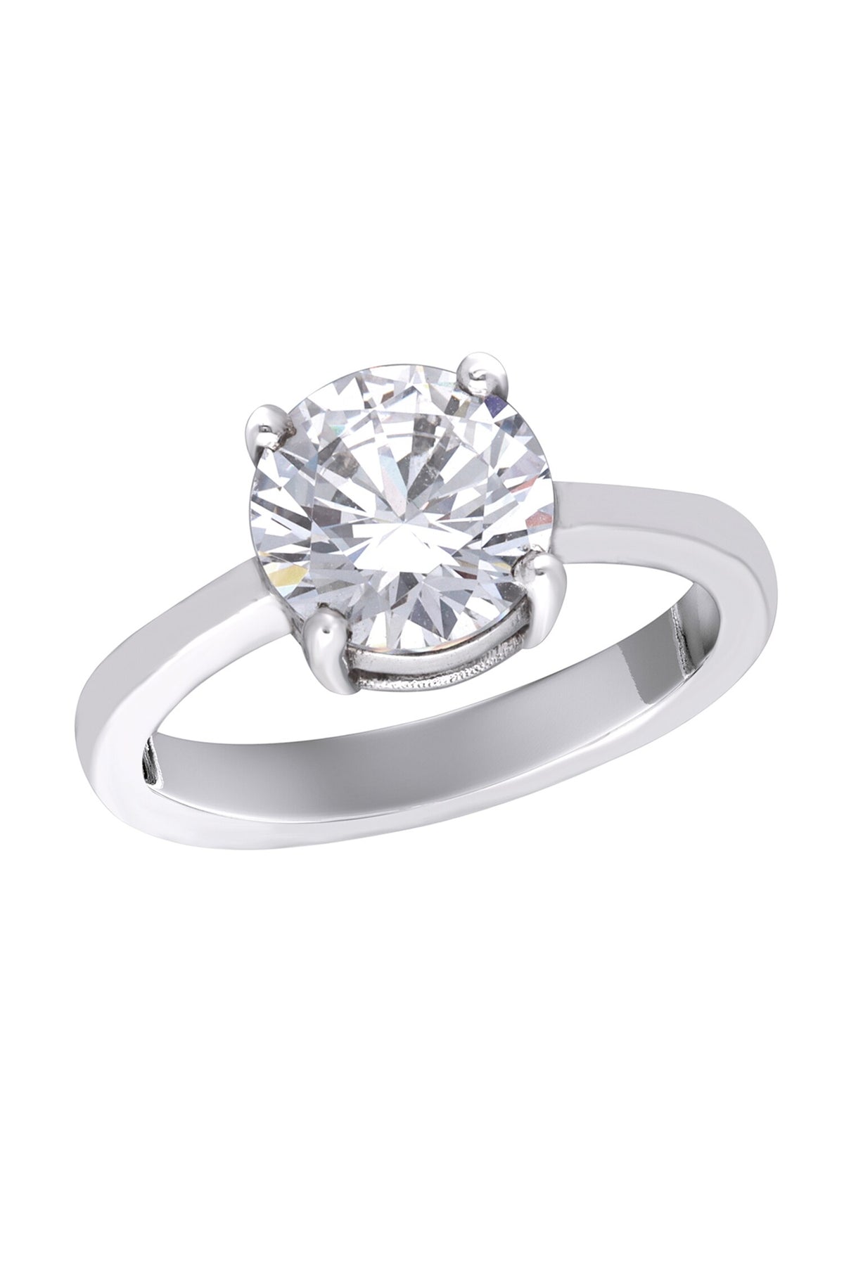 Swarovski Zirconia Embellished Solitaire Ring 