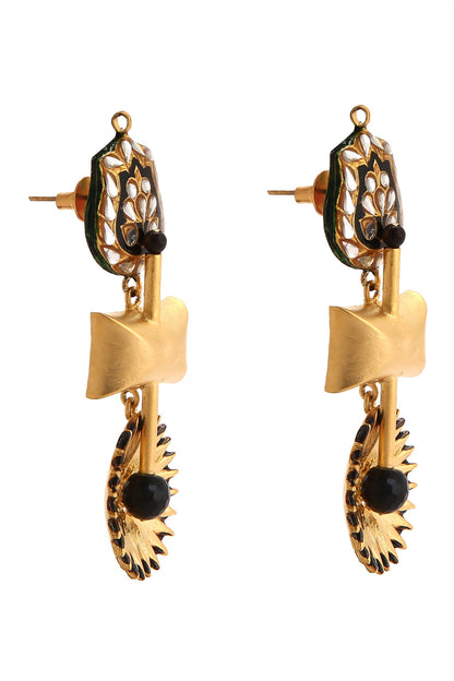 Mughal Handcrafted Earrings 