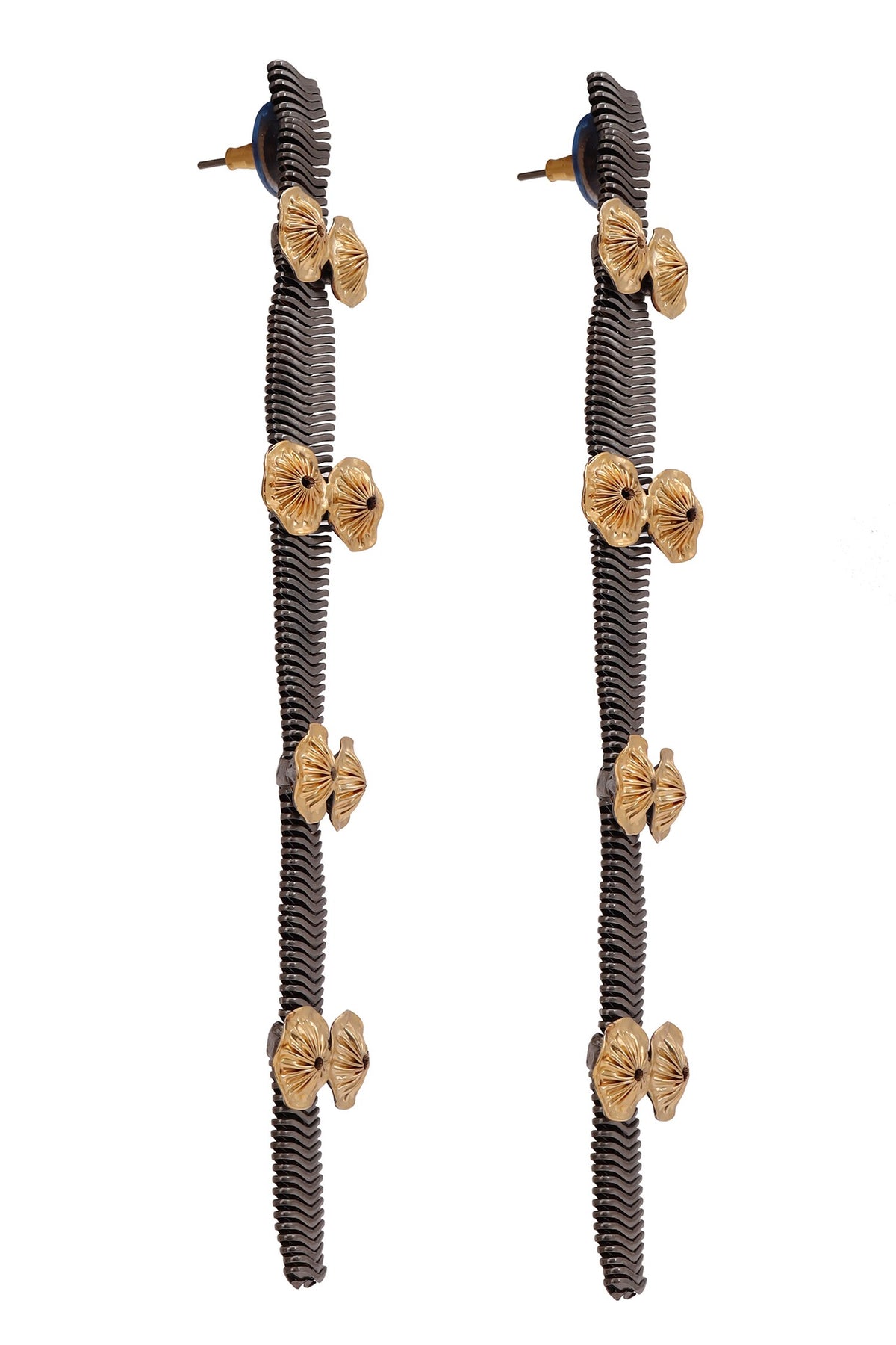 Coral Ornate Earrings 