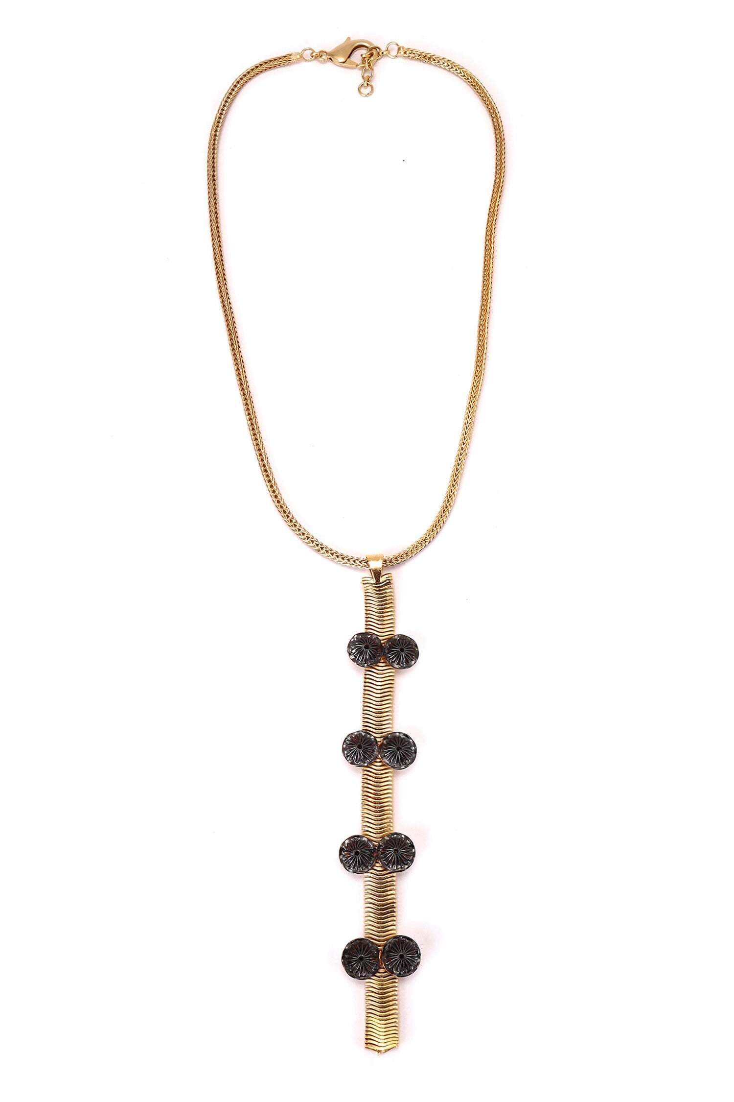 Coral Ornate Statement Necklace 