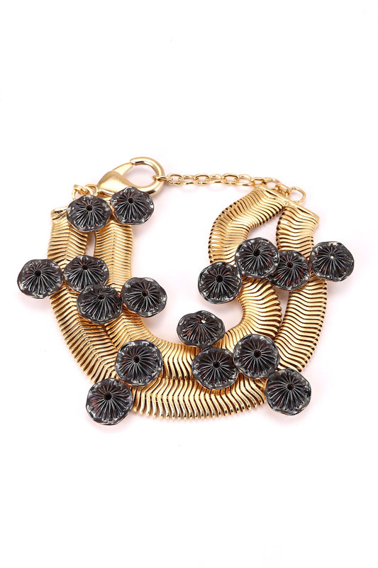 Coral Ornamented Bracelet 