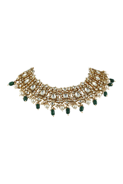 Stone Embellished Choker Set 
