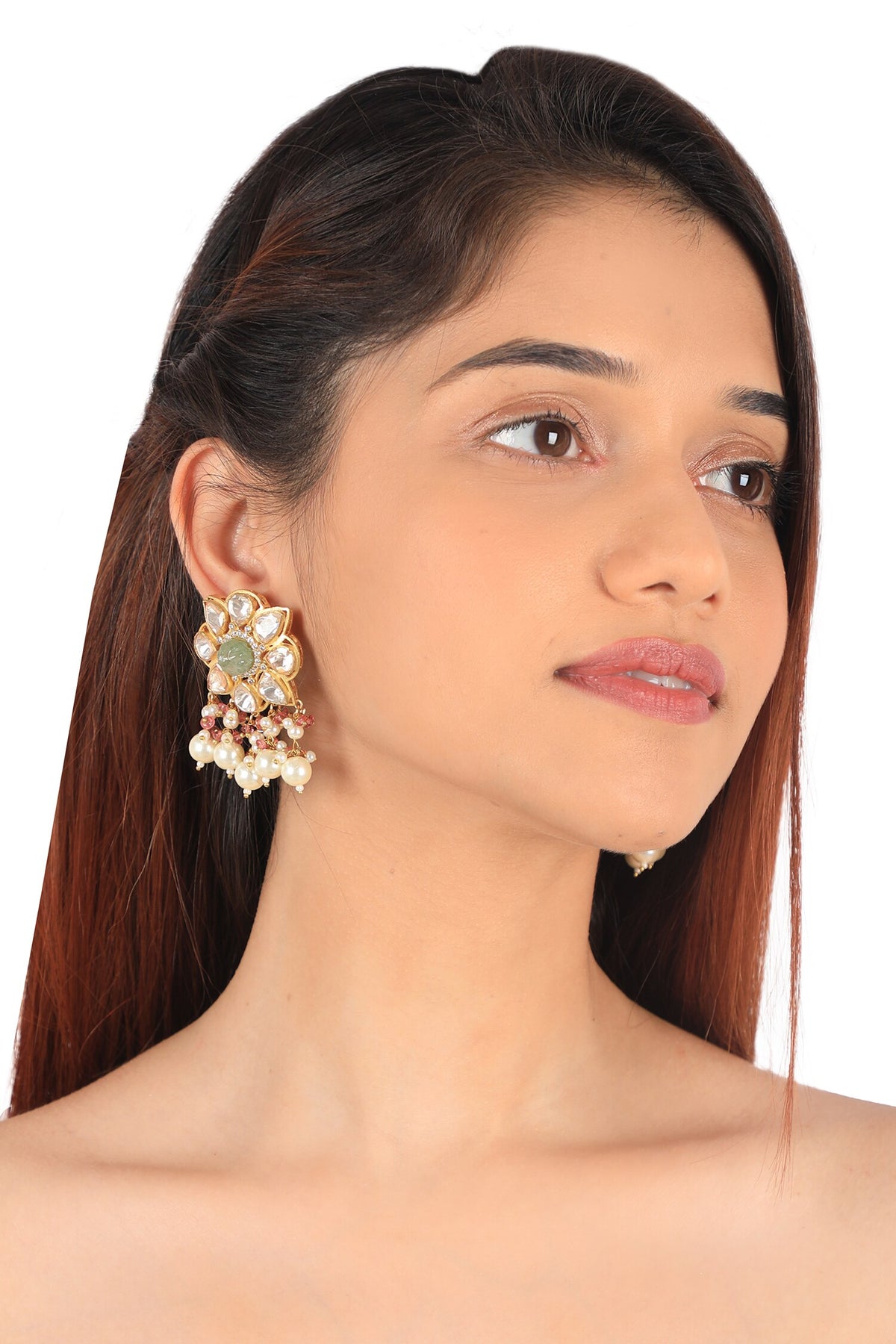 Bead Embellished Earrings 