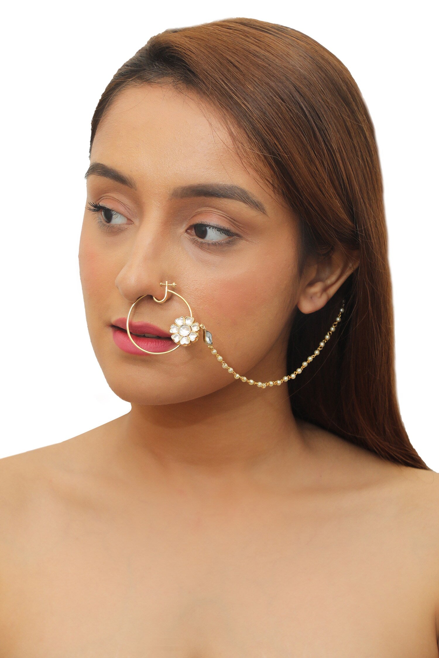 Stone Studded Nath 