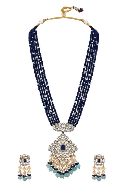 Polki & Agate Embellished Jewellery Set 