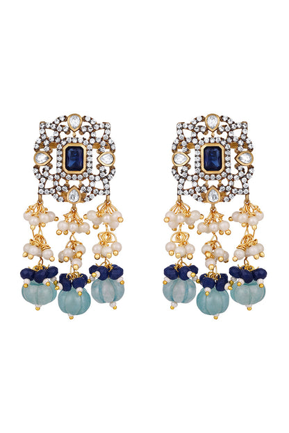 Polki & Agate Embellished Jewellery Set 