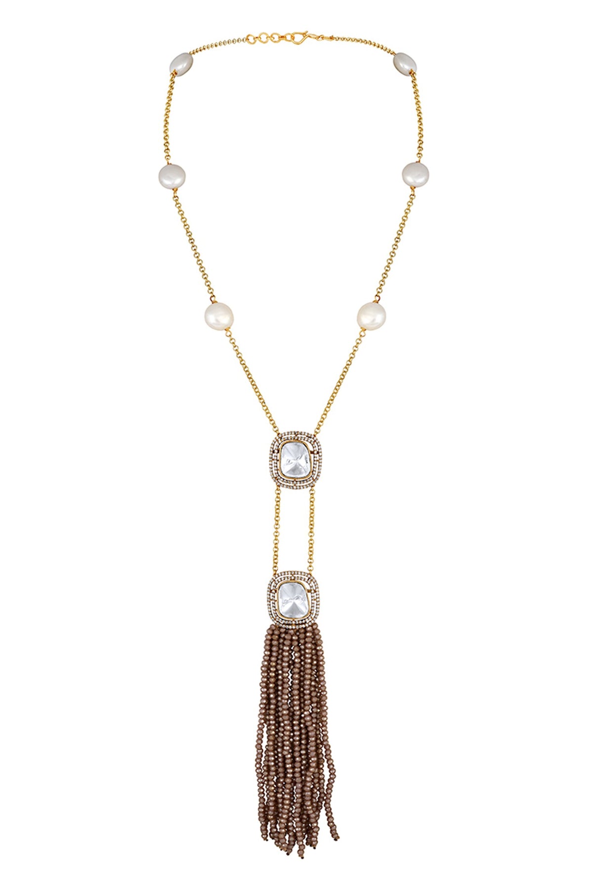 Crystal Dangler Pendant Necklace 