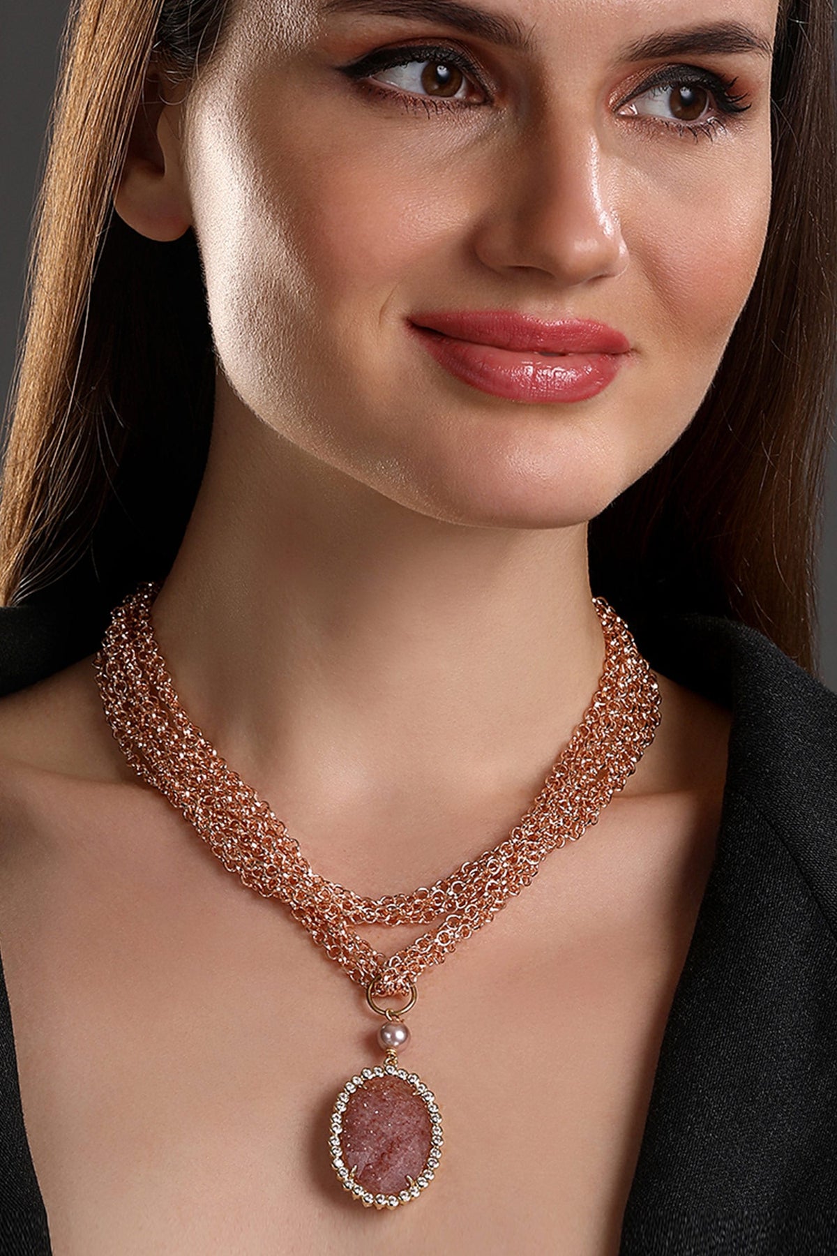 Stone Pendant Necklace 