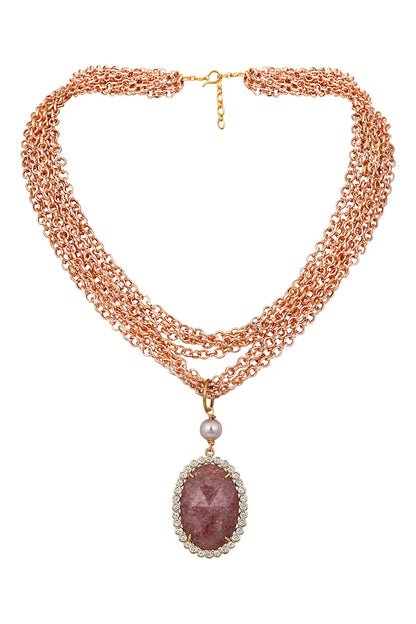 Stone Pendant Necklace 