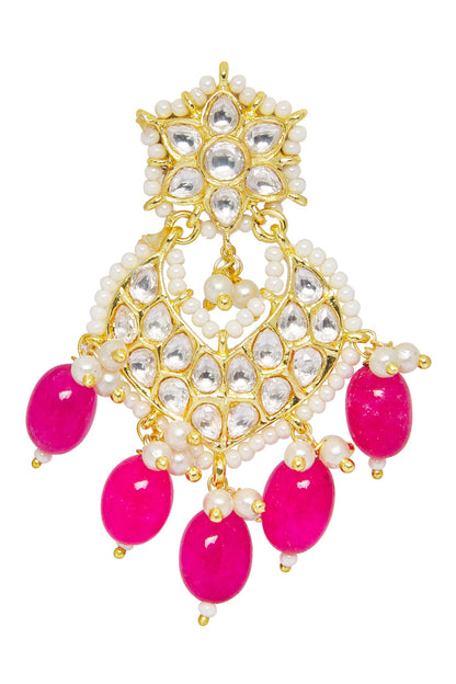 Floral Cutwork Dangler Earrings 