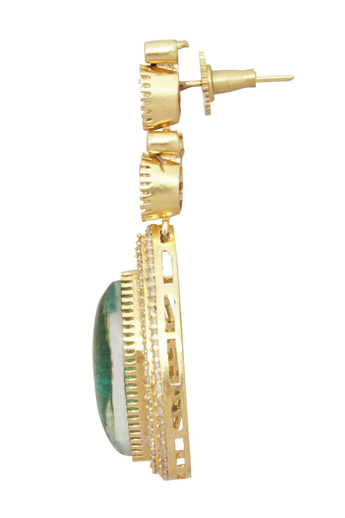 Doublet Stone Embellished Necklace Set 