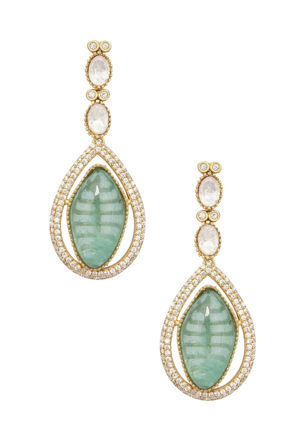 Doublet Stone Embellished Necklace Set 