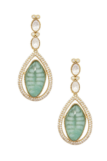 Doublet Stone Embellished Necklace Set 