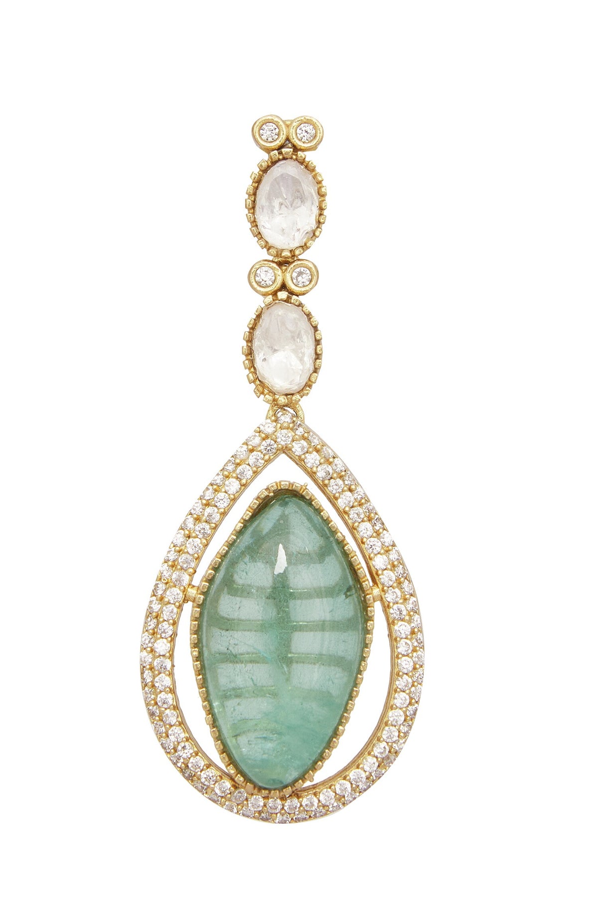 Doublet Stone Embellished Necklace Set 
