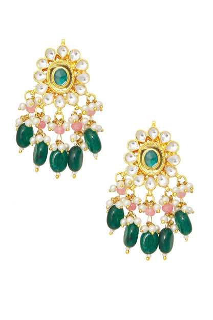 Stone Embellished Choker & Earrings Set 