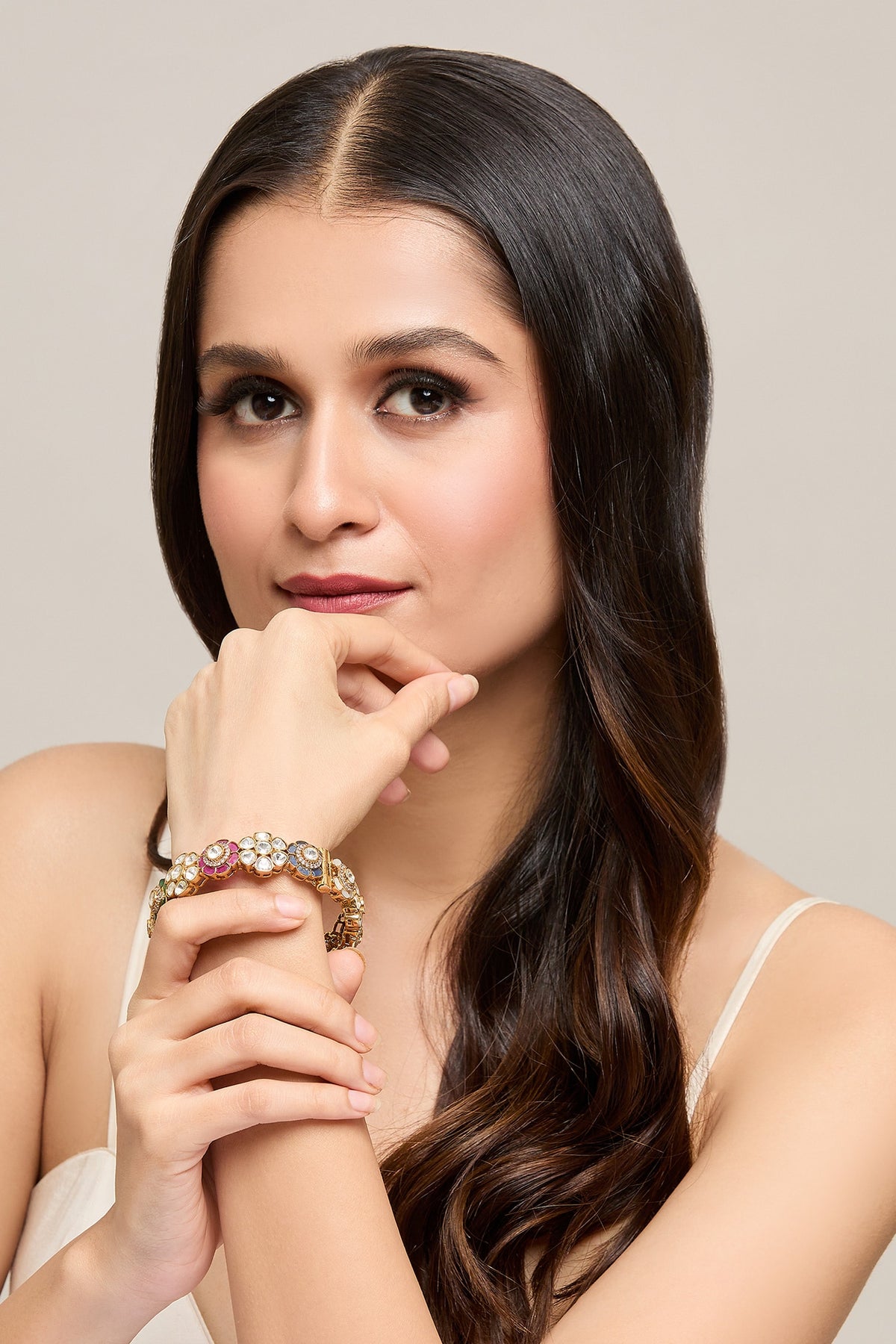 Floral Embellished Kada 