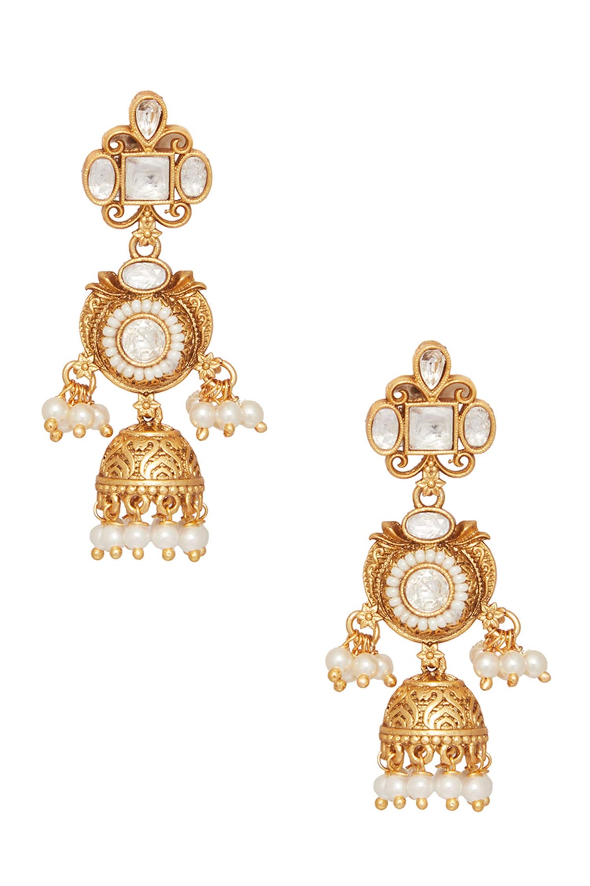 Polki Embellished Necklace Set 