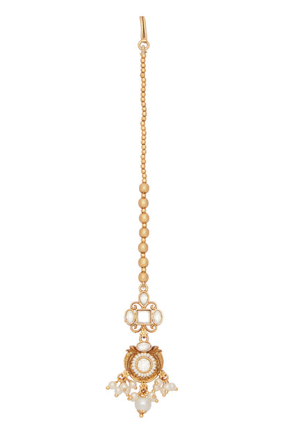 Polki Embellished Necklace Set 
