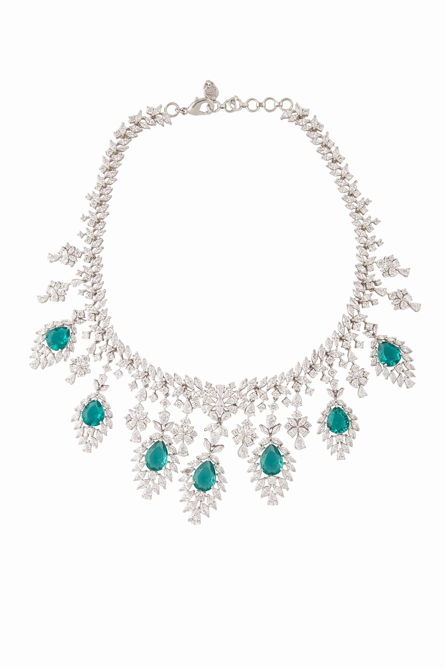 Leaf Carved Necklace Set 